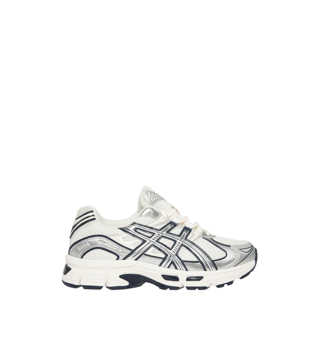 Image 1 of 5 - MULTI - Asics Men's GEL-STRATUS MC Sneakers feature an air mesh upper with synthetic leather overlays for breathable comfort, durability, and a technical-inspired look. Drawing from the brand's 2010s running heritage, these lifestyle sneakers combine rearfoot GEL technology with a cushioned midsole for enhanced shock absorption and everyday comfort. Main Material: Synthetic Leather and Mesh. Sole: Rubber.  