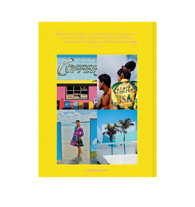 Image 3 of 4 - YELLOW - Assouline Books Miami Beach featuring a tour of this bold and wondrous metropolis. Linen hardcover. 200+ illustrations, 304 pages. Publishing date: October 2020. H13.1" x W9.8" x D1.5" / 6.61 lb. Made in Italy. 