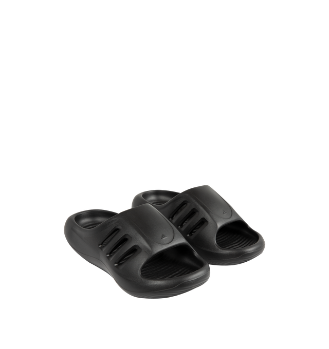 Image 2 of 4 - BLACK - ADIDAS Adifom IIInfinity Slides featuring regular fit, slip-on, Adifom upper and Adifoam midsole and outsole. 