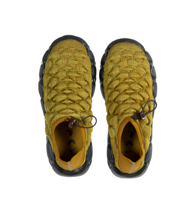 Image 5 of 5 - BROWN - NIKE Flyknit Haven Sneakers featuring Flyknit upper, drawstring at collar, embroidered branding, rubber toecap and rubber outsole. 