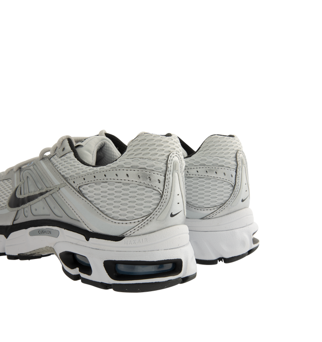 Image 3 of 5 - GREY - Nike Womens Air Max Moto 2K Sneakers feature a textile and synthetic leather upper. Designed with a lace-up closure, Max Air cushioning, foam midsole, and durable rubber outsole. Upper: Textile and Synthetic Leather; Midsole: Foam with Max Air Cushioning; Outsole: Rubber. Made in Vietnam 