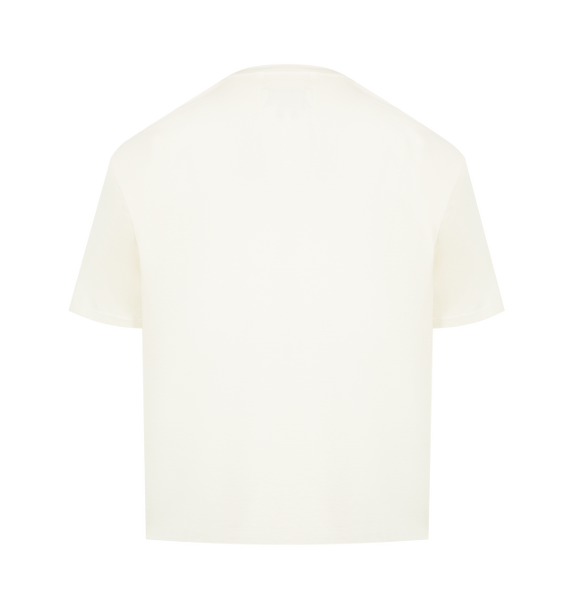 Image 2 of 2 - WHITE - RHUDE Youth of America T-shirt featuring graphic print on front, jersey cotton, crewneck, short sleeves and pulls over. 100% cotton. Made in USA. 