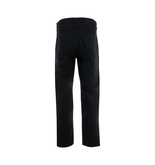 Image 2 of 3 - BLACK - Kaptain Sunshine 5-Pocket Jeans feature a concealed fly and button closure, contrast stitching, and belt loops. 100% cotton.  