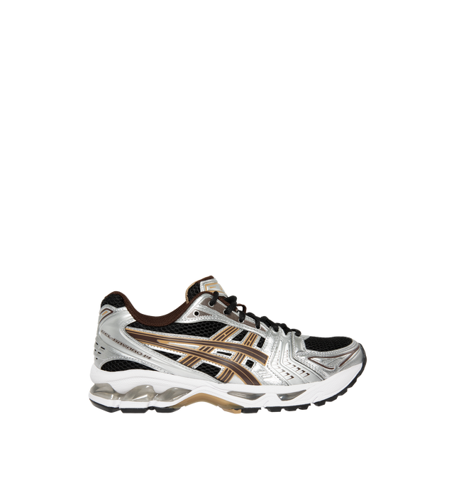 Image 1 of 5 - MULTI - Asics GEL-Kayano 14 Sportstyle Sneakers are lace-up style with rip-stop underlays, GEL cushioning, and TRUSSTIC support system. Unisex style in men's sizes. 