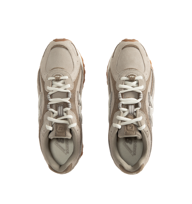 Image 5 of 5 - NEUTRAL - New Balance 204L Unisex sneaker featuring a low-profile silhouette, slim structure of '70s running shoes, tech-inspired texture of premium suede, multi-piece upper with embossed overlay, double-stacked suede 'N' logo, and screen-printed graphics along the saddle. Distinctive outsole with 2000s-inspired strike path and 70s-influenced tread pattern. Outer: Calf Suede 100%, Lining: Fabric 100%, Sole: Polyethylene vinyl acetate (PEVA) 100%. Made in Vietnam. *Unisex style in men's sizing 