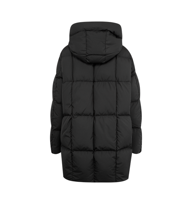Image 2 of 3 - BLACK - MONCLER Darbon Puffer Jacket featuring zipper closure, pockets with zipper closure, elasticized cuffs, down-filled and hood. 100% polyester. Padding: 90% down, 10% feather. 