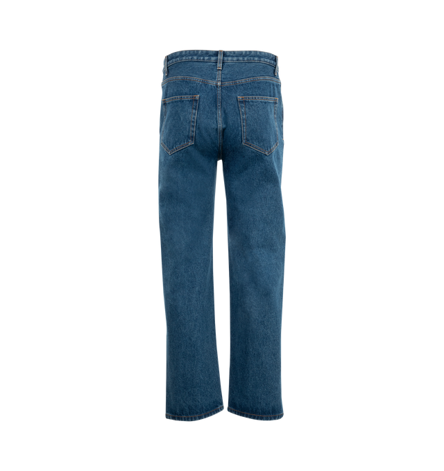 Image 2 of 3 - BLUE - The Row Morton Jeans are a 5-pocket style with a relaxed fit. 100% cotton. Made in Italy.  