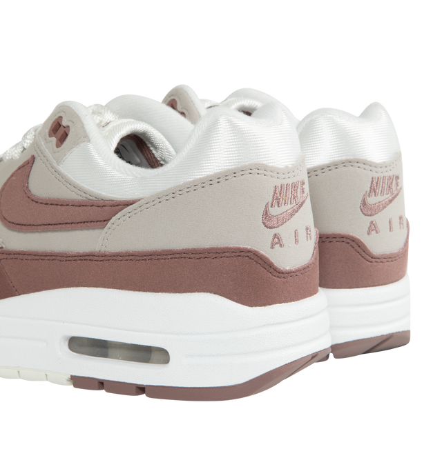 Image 3 of 5 - GREY - NIKE AIR MAX 1 features a padded, low-cut collar, wavy mudguard and pill-shaped Nike Air window and rubber outsole gives you durable traction. 