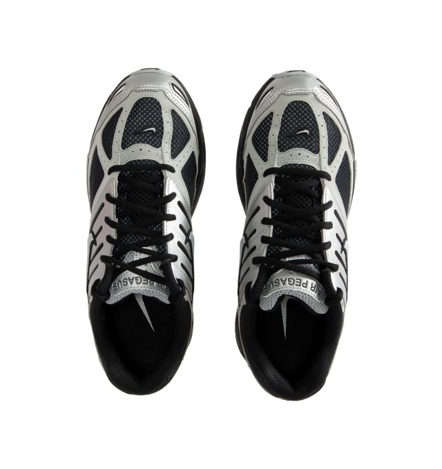 Image 5 of 5 - SILVER - Nike Air Pegasus 2005 Sneakers are a lace-up style with real and synthetic leather, Nike Air technology, foam midsoles, and rubber waffle outsoles.  