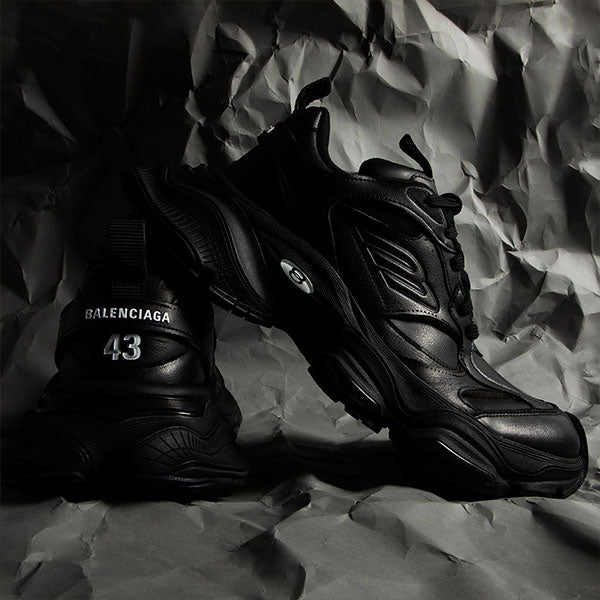 Black Balenciaga runners