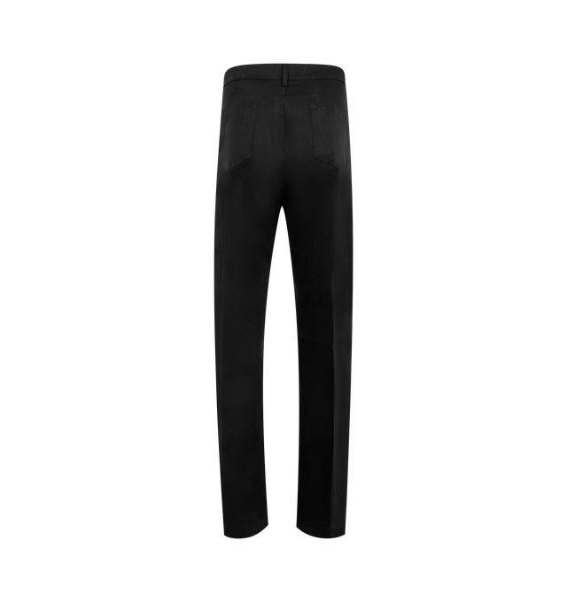 Image 2 of 3 - BLACK - Rick Owens Men's Geth jeans featuring five-pocket styling, belt loops, and button-fly.  