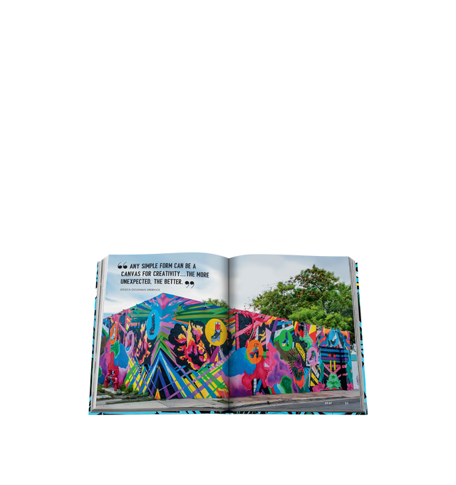 Image 4 of 5 - BLUE - Assouline Street Art Icons: The Story of Wynwood Walls is a luxury coffee table book that celebrates the evolution of street art through the story of Miami's iconic Wynwood Walls, the world's premier outdoor street art museum. Written by Jessica Goldman Srebnick and Hal Rubenstein, this designer hardcover book features never-before-seen photography, exclusive commentary from renowned artists including Shepard Fairey, Kenny Scharf, Maya Hayuk, and Ron English, and a comprehensive look a 