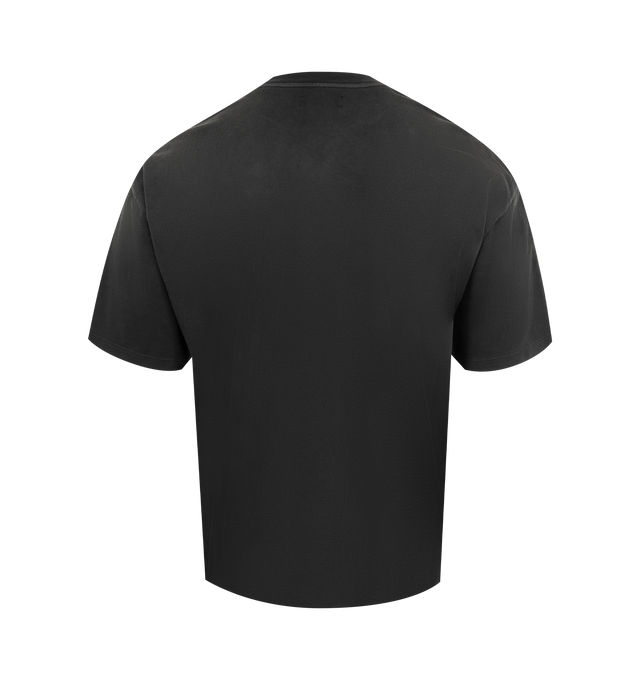 Image 2 of 2 - BLACK - Amiri Vintage Wash Pegasus T-Shirt has a crew neck, a graphic logo at the front, and short sleeves. 100% cotton. Made in Italy.  