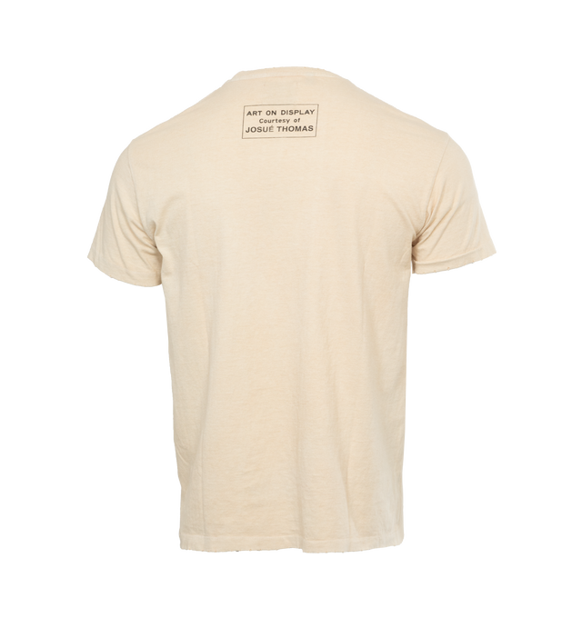 Image 2 of 4 - WHITE - GALLERY DEPT. Today Tee featuring boxy fit, crew neckline, short sleeves, straight hem and screen-printed branding. 100% cotton. 