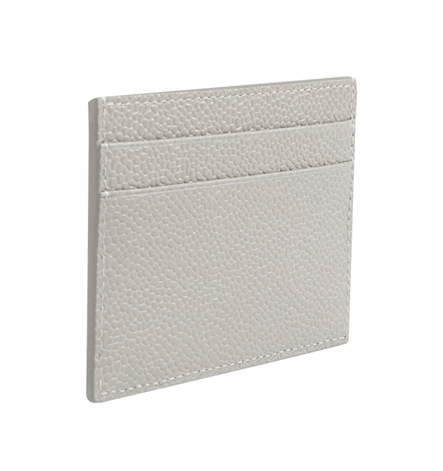 折りたたみ財布 THOM BROWNE DOUBLE CARD HOLDER IN PEBBLE GRAIN LEATHER Thom Browne Pebble Grain Leather Double Card Holder Black | eBay