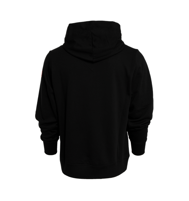 Image 2 of 2 - BLACK - CANADA GOOSE Huron Hoody featuring medium weight, adjustable hood with exterior drawcords, rib-knit hem and cuffs provide tailored fit, 1 exterior pocket and kangaroo pocket. 100% cotton. 