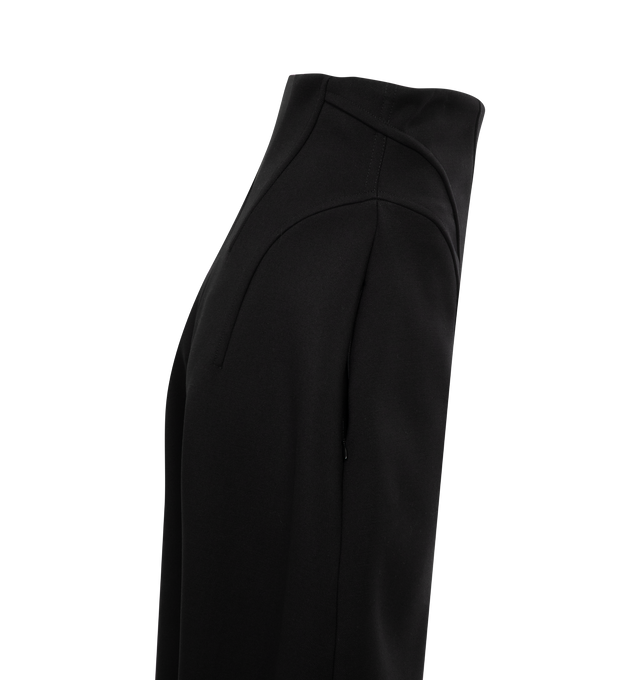 Image 3 of 3 - BLACK - ALAIA Corset Trousers featuring large corset and a zipper in the middle, side pockets, high waist and made from stretch wool. 98% virgin wool, 2% elastane. Made in Italy. 