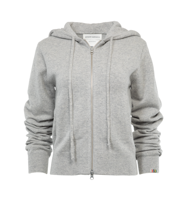 Hooded zip 2025 sweater women's