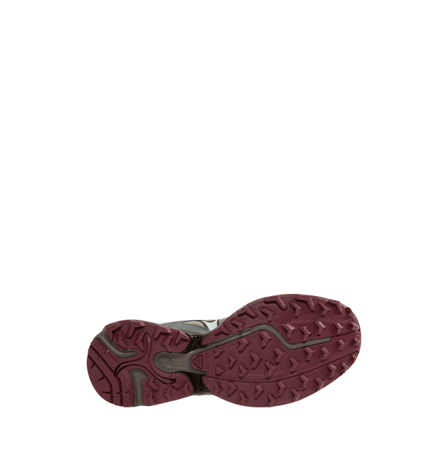 Image 4 of 5 - BROWN - SALOMON XT-Whisper Sneaker featuring Quicklace closure, removable OrthoLite insole, SensiFit construction and Contagrip TA tread. Textile and synthetic upper/textile lining/synthetic sole.  