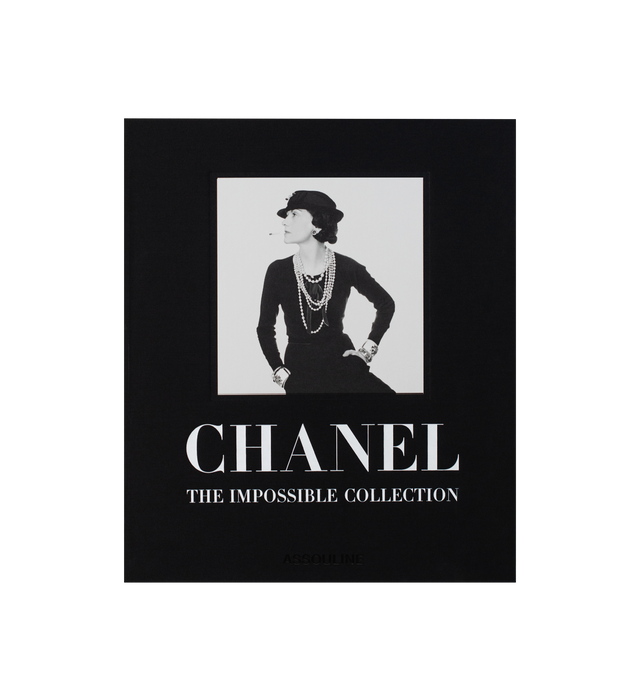 Image 2 of 4 - BLACK - ASSOULINE Chanel: The Impossible Collection, Book by Alexander Fury featuring a literary museum exhibition, a curated selection of 100 iconic and signature looks of the house of Chanel, from the timeless Little Black Dress to the impeccably simple tweed suit, the apothecary-style perfume bottle, two-tone pumps, abundant strands of faux pearls and stones, and diamond-quilted leather handbag, from Mademoiselle's revolutionary designs to Karl Lagerfeld's unexpected and even irreverent va 