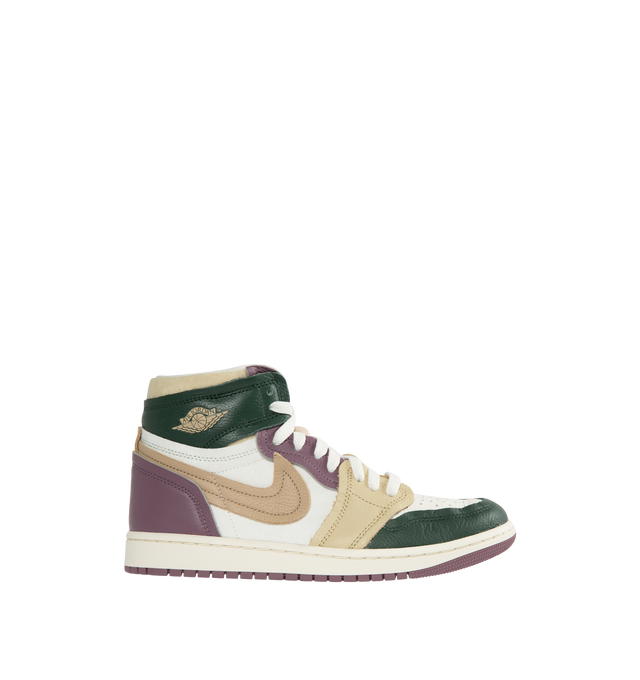 MULTI - JORDAN Air Jordan 1 High Method of Make featuring exaggerated overlays, deconstructed design elements and a larger Swoosh. 
