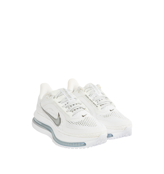 Image 2 of 5 - WHITE - NIKE Pegasus Premium Sneaker featuring engineered mesh on upper, full-length ZoomX foam, full-length Air Zoom unit, ReactX foam sits at the bottom of the ZoomX foam and Air Zoom cushioning and modified waffle outsole. 