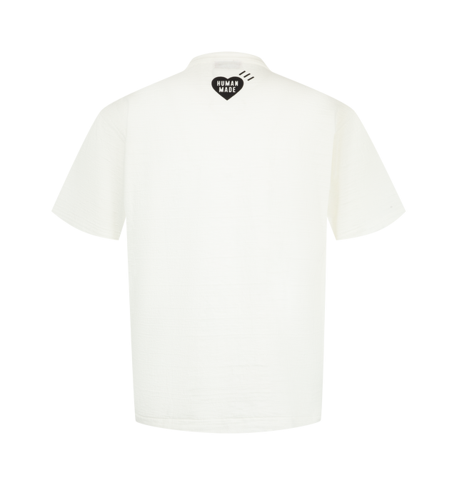 Image 2 of 2 - WHITE - Human Made Men's Pig Graphic T-Shirt is crafted from 100% cotton jersey and features a distinctive animal graphic on the front and a signature heart logo on the back. Main Material: 100% Cotton. Graphic: Animal Graphic at Front, Heart Logo at Back. Made in Japan. 