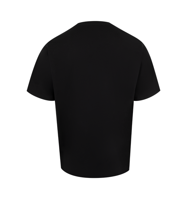 Image 2 of 2 - BLACK - Amiri Garden T-Shirt has a crew neck, a brand graphic at the front, and short sleeves. 100% cotton.  