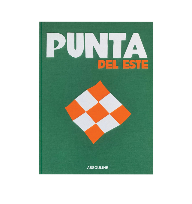 Image 2 of 5 - GREEN - ASSOULINE Punta del Este, a world-class beach resort in Uruguay, attracts elite visitors with its golden sands, stunning seaside homes, and exquisite cuisine. Often compared to the Hamptons and St. Tropez, it offers a unique blend of city, countryside, and beach, with vibrant nightlife and daytime activities like horseback riding, exploring Casapueblo, and enjoying an authentic South American asado. H13" x W10" x D2" / 6.4 lb. Made in Italy. 