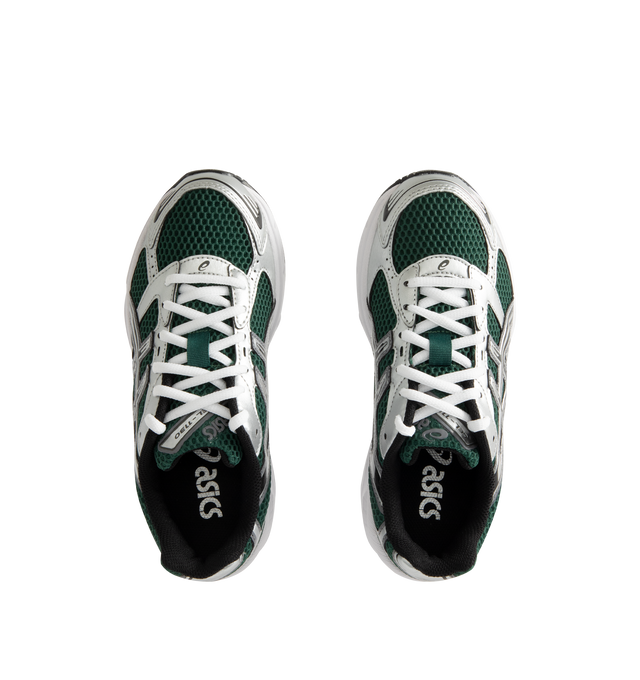 Image 5 of 5 - GREEN - Asics GEL-1130 Sportstyle Retro Sneaker featuring late 2000s runner aesthetic reimagined with overlays and breathable mesh underlays, GEL technology cushioning for excellent shock absorption. Imported from Cambodia. 