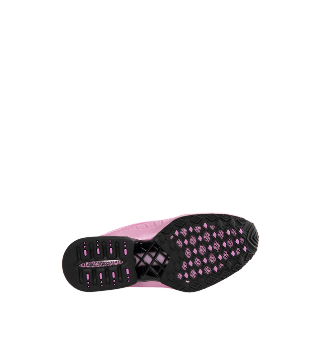 Image 4 of 5 - PINK - Nike Women's Air Max Dolce Shoes feature a laceless molded upper with an overlay cage and the distinctive Air Max silhouette. Designed for easy slip-on wear, the style is finished with visible Max Air cushioning in the heel for lightweight support and comfort. A foam midsole provides additional cushioning with every step. Midsole: Foam. Cushioning: Visible Max Air Unit. Closure: Slip-On.  