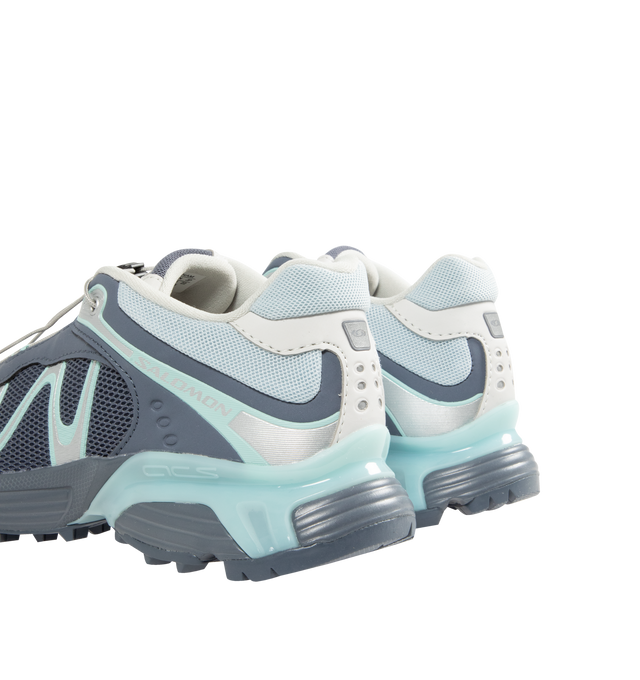 Image 3 of 5 - GREY - SALOMON XT-Whisper Sneaker featuring Quicklace system, Contagrip outsole, round stiffened toe and reinforced heel counter. 