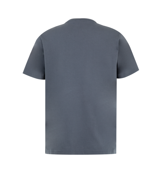 Image 2 of 2 - BLUE - Canada Goose Men's Ocra Arctic T-Shirt is designed as a soft and comfortable everyday essential with a clean short-sleeve silhouette. Finished with Arctic-inspired Canada Goose detailing, this designer T-shirt combines casual versatility with the brand's signature outdoor heritage. 100% Cotton. 