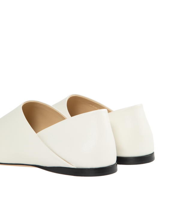 Image 3 of 4 - WHITE - LOEWE Toy Slippers are a slip-on style with a round toe and flat heel. Made in Italy.  