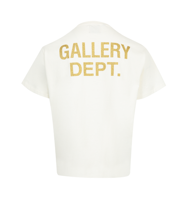 Image 2 of 2 - WHITE - GALLERY DEPT. Skeleton Beach Surf Tee featuring relaxed fit, short sleeves, crew neck and front and back graphic. 100% cotton. Made in USA. 