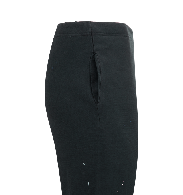 Image 3 of 3 - BLACK - MAISON MARGIELA Pant featuring flared leg, four stitches at the back and side slip pockets. Made in Italy. 