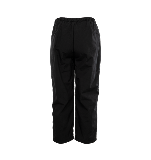 Image 2 of 4 - BLACK - Teatora Resort Wallet pants crafted from packable, wrinkle resistant 100% nylon with an elasticated waistband, two slash pockets on side, zipper cargo pocket on back, security pouch, hybrid belt, and four belt loops.  