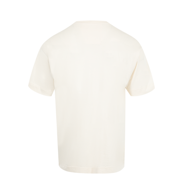 Image 2 of 2 - WHITE - Givenchy College T-Shirt has a crew neck, a G brand patch with felted borders, and a classic fit. 100% cotton. 