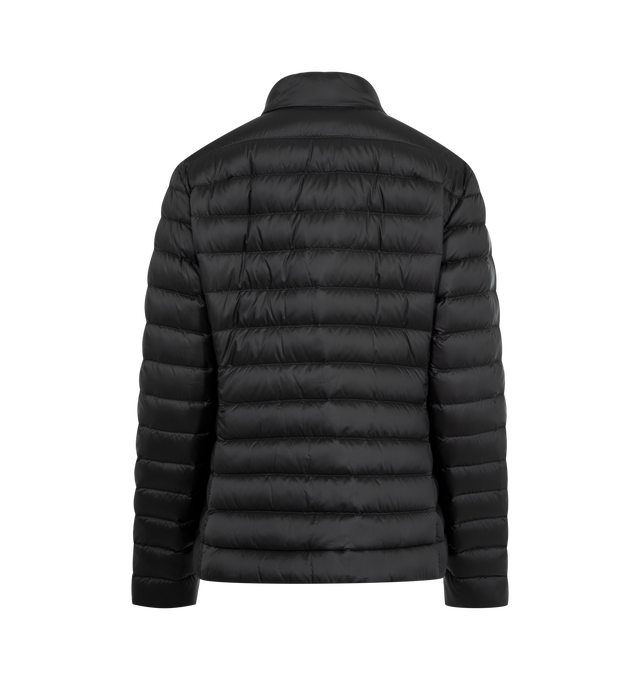 Image 2 of 3 - BLACK - MONCLER Igelle Short Down Jacket featuring water-repellent main fabric, longue saison lining, down-filled, zipper and snap button closure and zipped pockets. 100% polyamide/nlon. Padding: 90% down, 10% feather. 