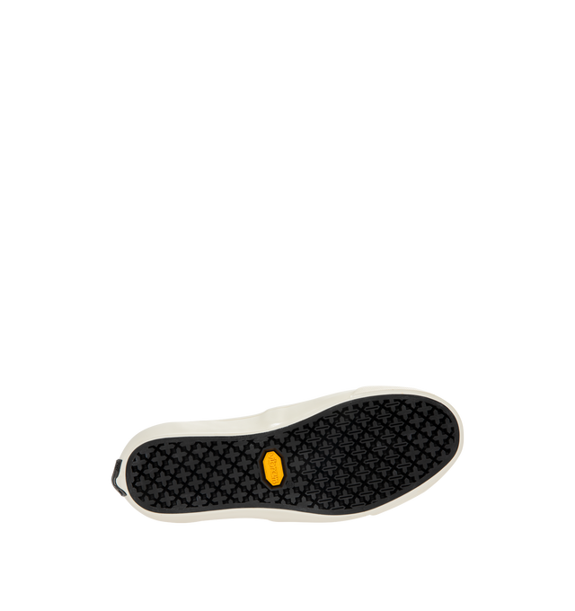 Image 4 of 5 - WHITE - VANS OTW 44 Authentic Vibram Sneaker featuring lace-up front, leather and suede upper, rounded toe, high rubber foxing, canvas midsole wrap, vulcanized rubber midsole, vibram outsole, leather lining and co-branded insole. 
