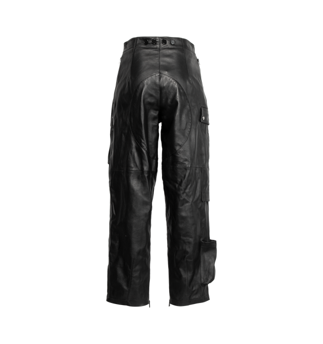 LEATHER CARGO PANTS (WOMENS)