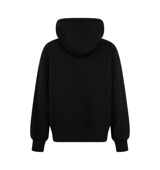 Image 2 of 2 - BLACK - Pleasures Men's Dynamic Hoodie is crafted from a cotton-blend fleece and features an embroidered graphic at the center front. Designed with a classic hooded silhouette, this everyday essential combines clean detailing with comfortable construction. Main Material: 50% Cotton, 50% Polyester.  