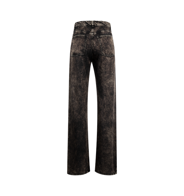 Image 2 of 3 - BLACK - Acne Studios 5-Pocket Jeans have a regular fit with a high waist, zipper fly, and 5-pockets. 100% cotton.  