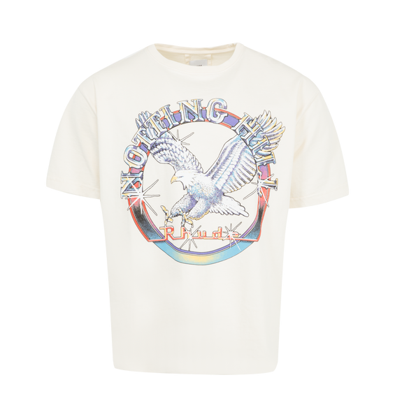 【関税込み】Rhude オフホワイト 'Notting Hill' Eagle Tシャツ Rhude Notting Hill Eagle Tee in Vintage White – Oneness Boutique