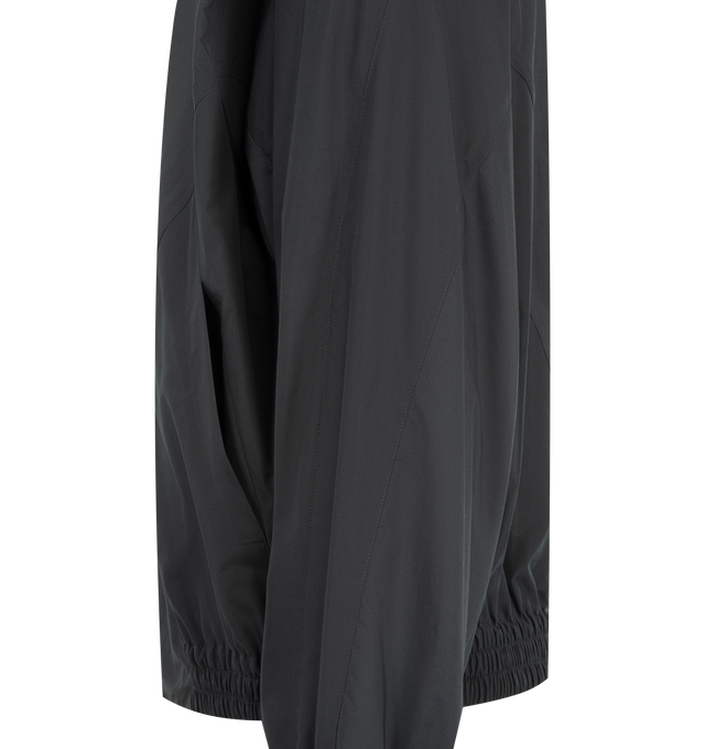Image 3 of 3 - BLACK - GIVENCHY Mix Material Cut Outs Blouson featuring zip front closure, elastic waist and cuffs and collar. 65% cotton, 35% polyester. Made in Italy. 