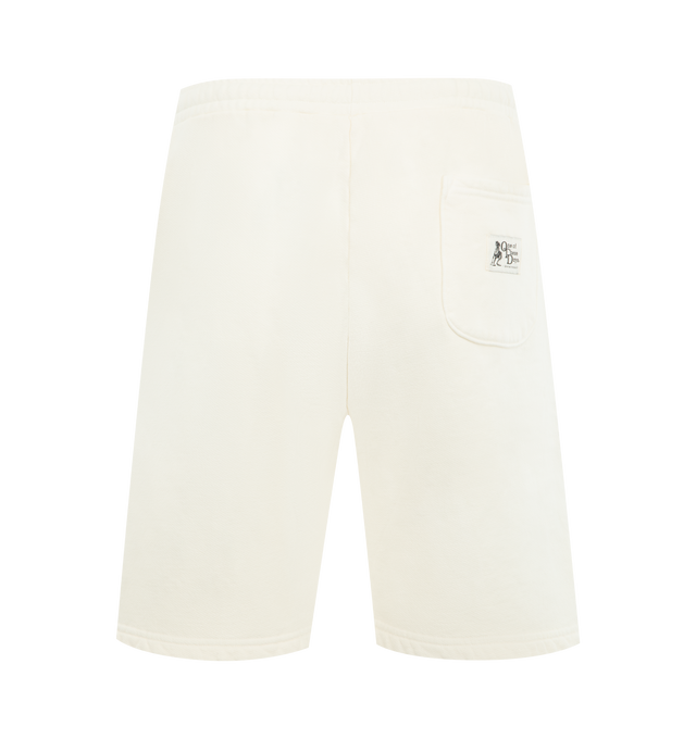 Image 2 of 4 - WHITE - ONE OF THESE DAYS What Today Is For Sweat Shorts featuring drawstring waistband, 3-pocket styling, graphic detail throughout and fleece lining. 100% cotton. Made in USA. 