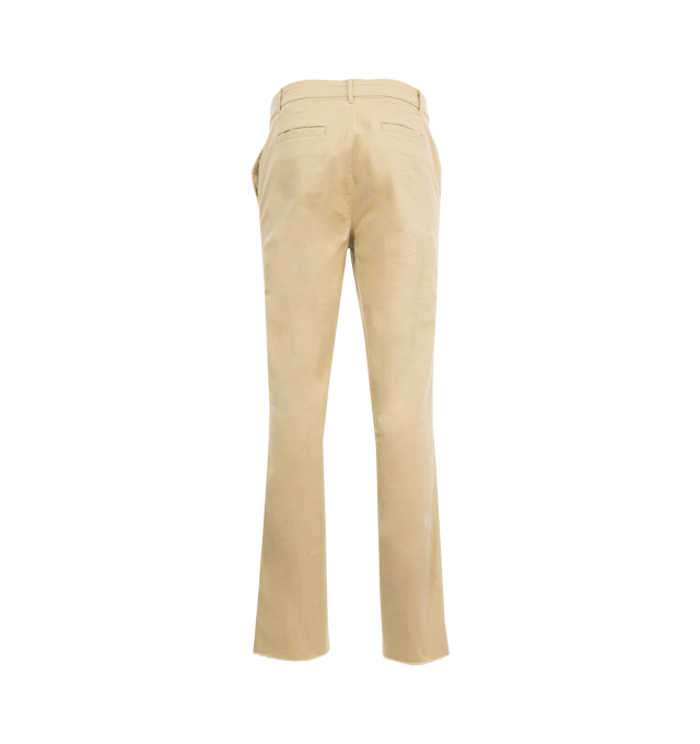 Image 2 of 3 - NEUTRAL - Libertine Unlimited Potential Chino Pants are a straight-leg, cropped ankle style with a flat front, hook and zip fly closure, side pockets, and back pockets. Cotton, elastane.  