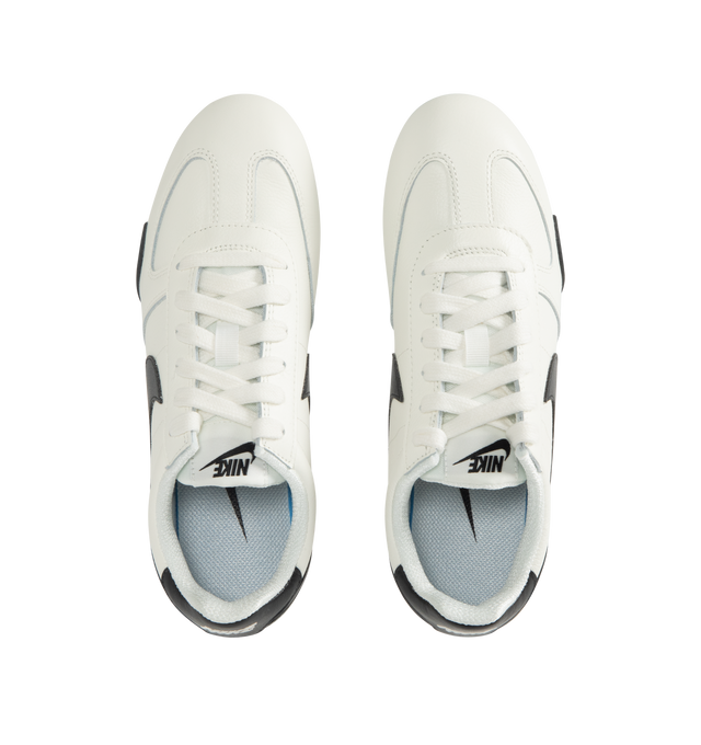 Image 5 of 5 - MULTI - Nike Womens Sprint Sister 2026 Sneakers feature a leather and textile upper. Designed with a low-cut silhouette, lace-up closure, foam midsole, and durable rubber outsole. Upper: Leather and Textile; Midsole: Foam; Outsole: Rubber. Imported 