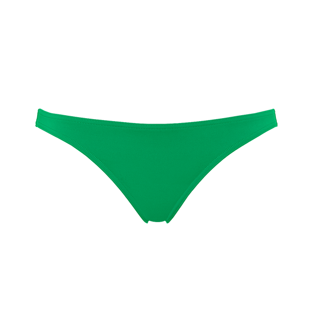 Image 1 of 6 - GREEN - ERES Fripon classic bikini brief bottoms. 77% Polyamid, 23% Spandex. Made in Italy. 