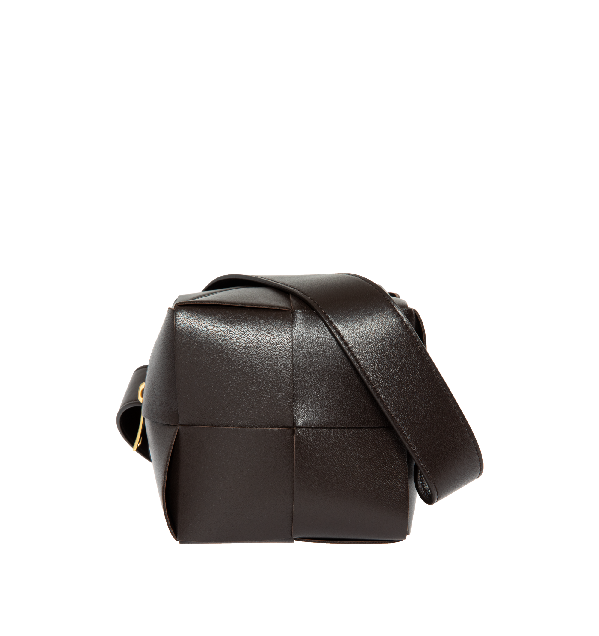 BOTTEGA VENETA: bag in woven leather - Green | BOTTEGA VENETA shoulder bag  710048V2E42 online at GIGLIO.COM